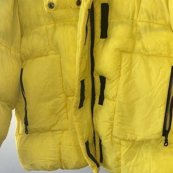 Baum Und Pferdgarten Brooks Yellow Chic Puffer Jacket Coat - Picture 10 of 16
